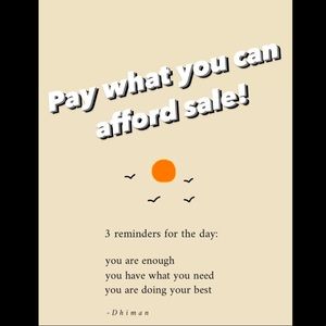 HUGE SALE! Offer whatever you can afford.